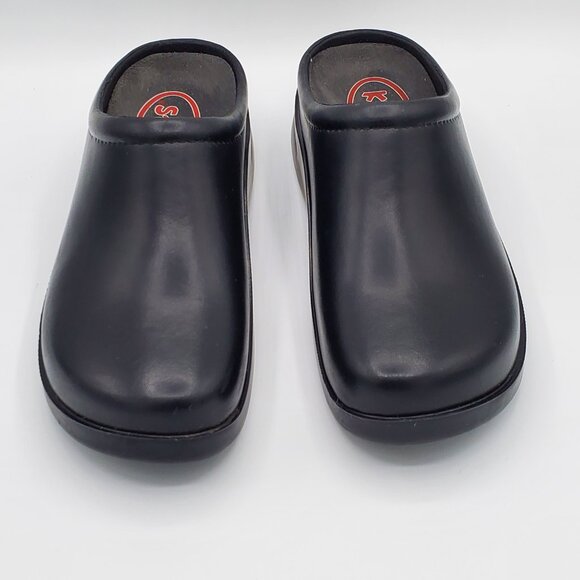 KLOGS Dusty Unisex Black Work Clog, Size 7W - Picture 3 of 9